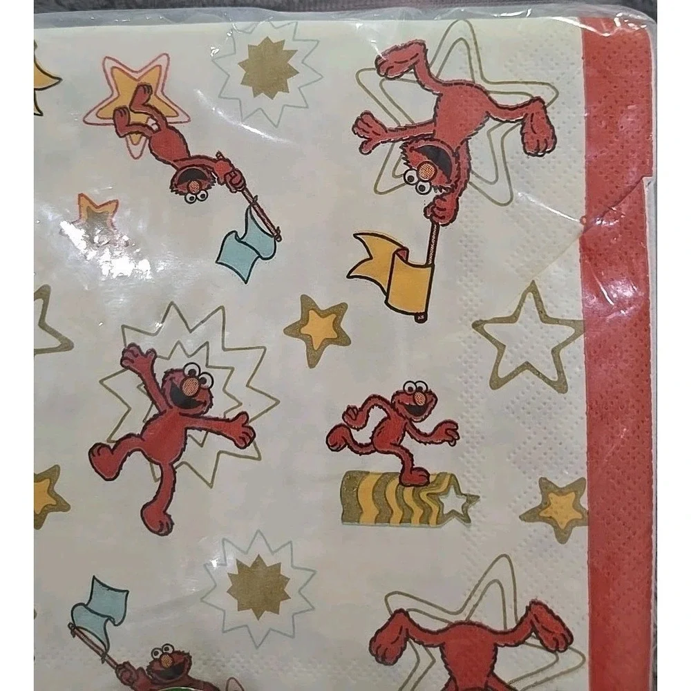 Sesame Street Birthday Party 40 Lunch Napkins 3‎ Ply -12 7/8